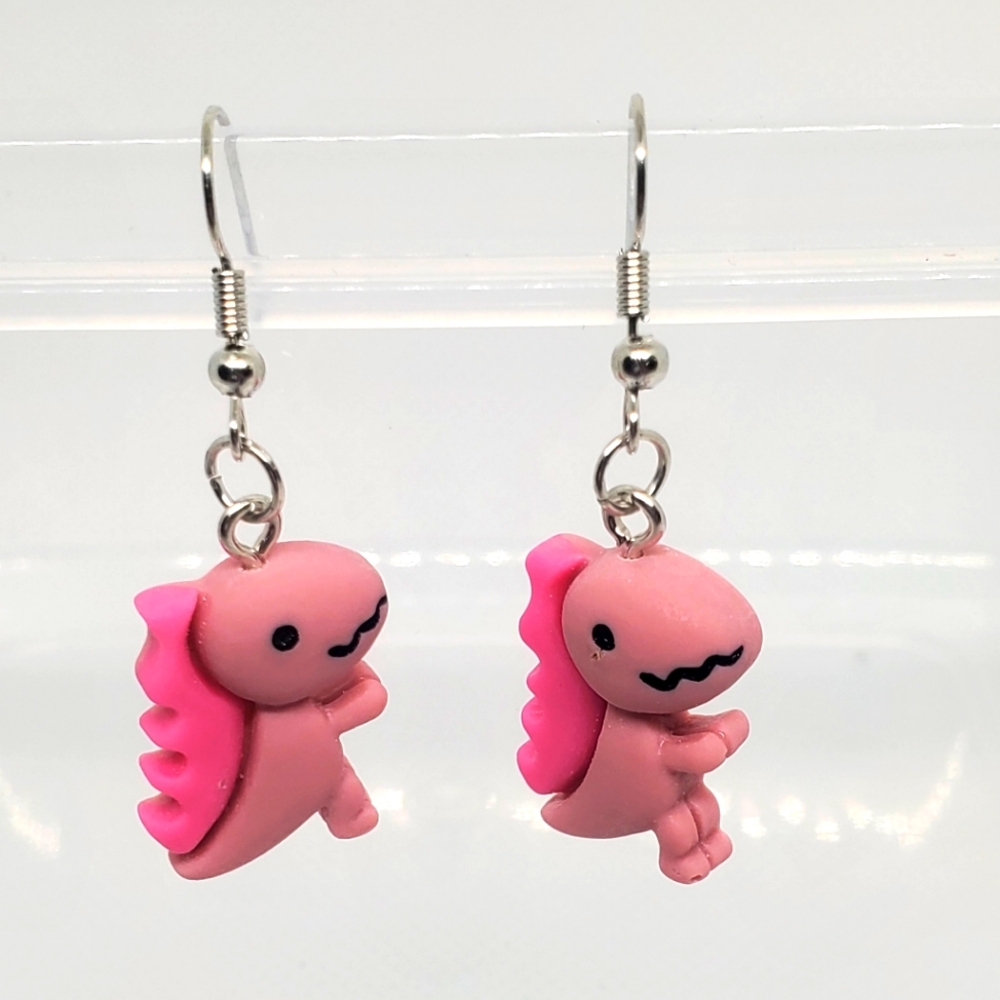 7/$10 Dinosaur Earrings, New